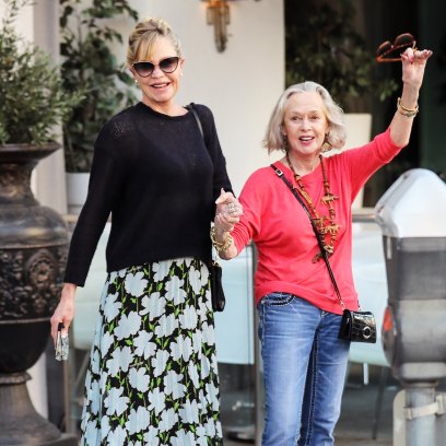 Melanie Griffith leaves office mother by her side Beverly Hills