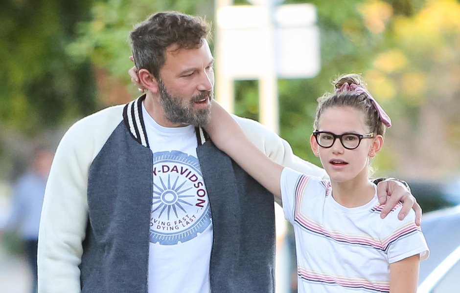 Ben Affleck with his kids out and about, Los Angeles, USA - 11 Oct 2019