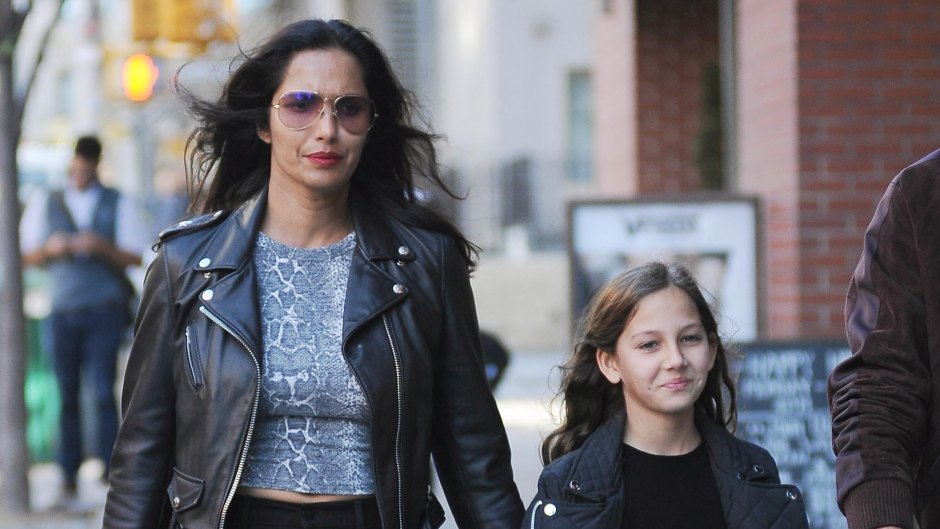 Padma Lakshmi and Daughter Krishna out With a Friend