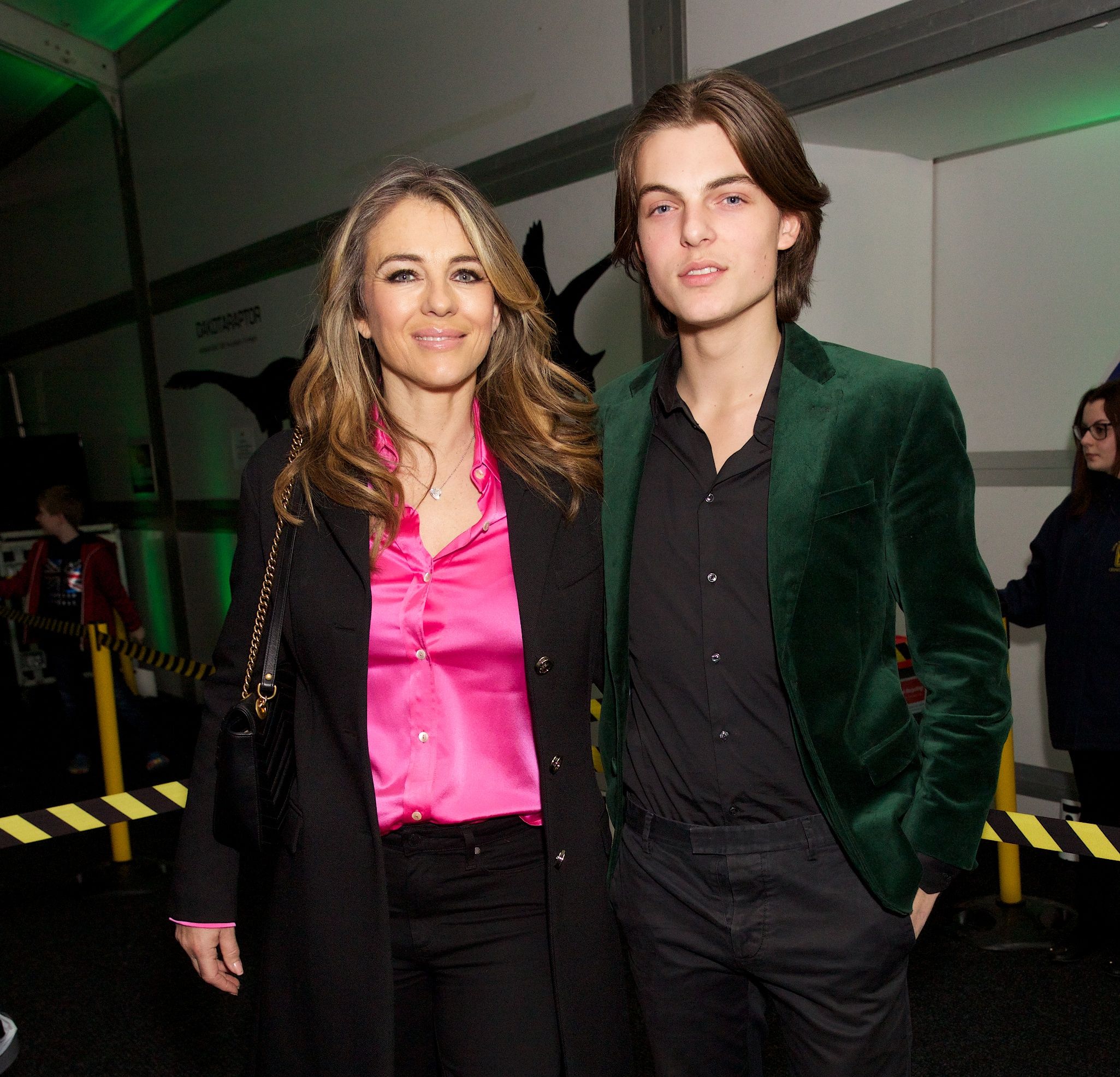 Elizabeth Hurley Didn't Know Son Was Voted 'Sexiest Offspring'