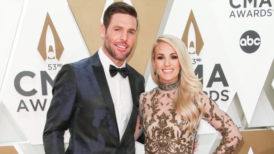 Carrie Underwood and Mike Fisher at the CMAs 2019 Red Carpet