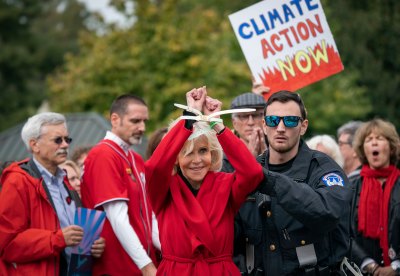 'Fire Drill Fridays' Climate Protest, Capitol Hill, Washington DC, USA - 08 Nov 2019