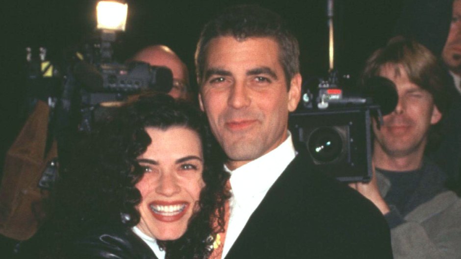 Julianna Margulies and George Clooney