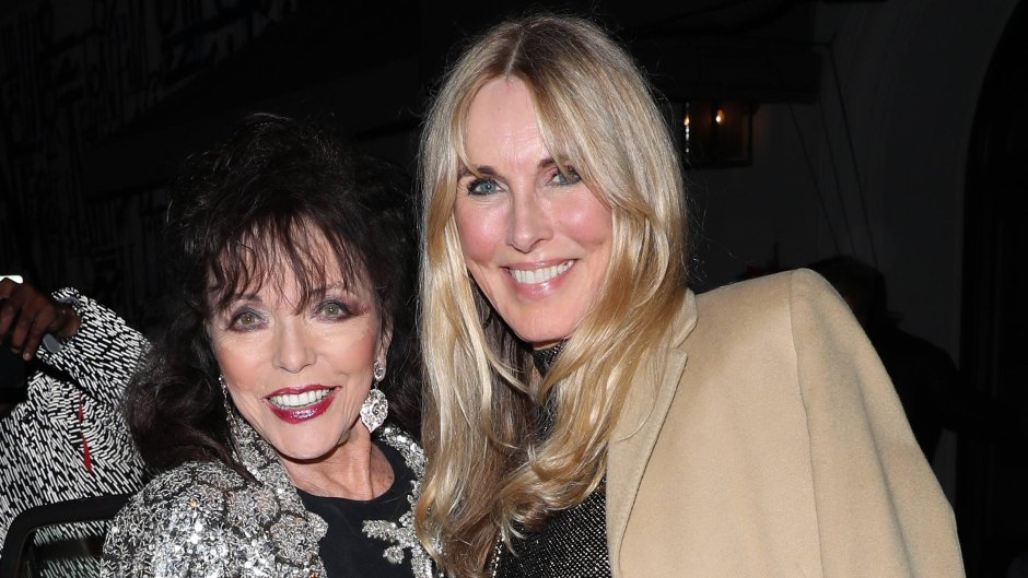 Joan Collins and Percy Gibson along with Alana Stewart dine at LA hot spot Craig's