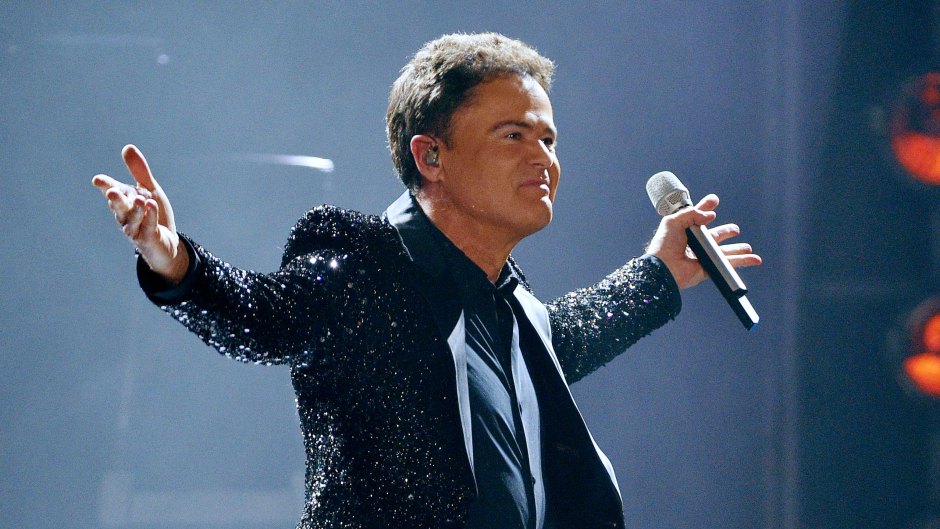 Singer Donny Osmond Performs At The Manchester Arena Manchester At The First Date Of His 'the Soundtrack Of My Life Tour' Uk Tour.