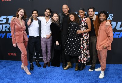 Cast of 'Fast & Furious: Spy Racers' at the World Premiere
