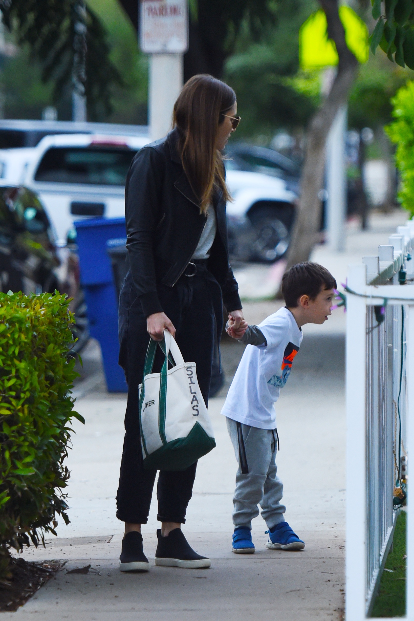 Jessica Biel Spends The Day With Her Only Son Silas
