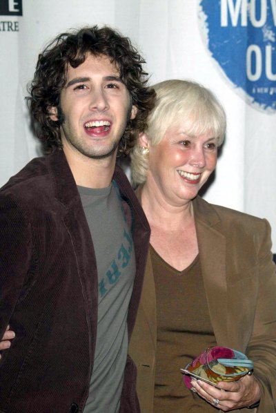Josh Groban and Mom Lindy in 2004