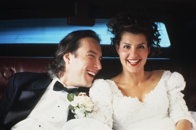 Nia Vardalos and John Corbett in 'My Big Fat Greek Wedding'
