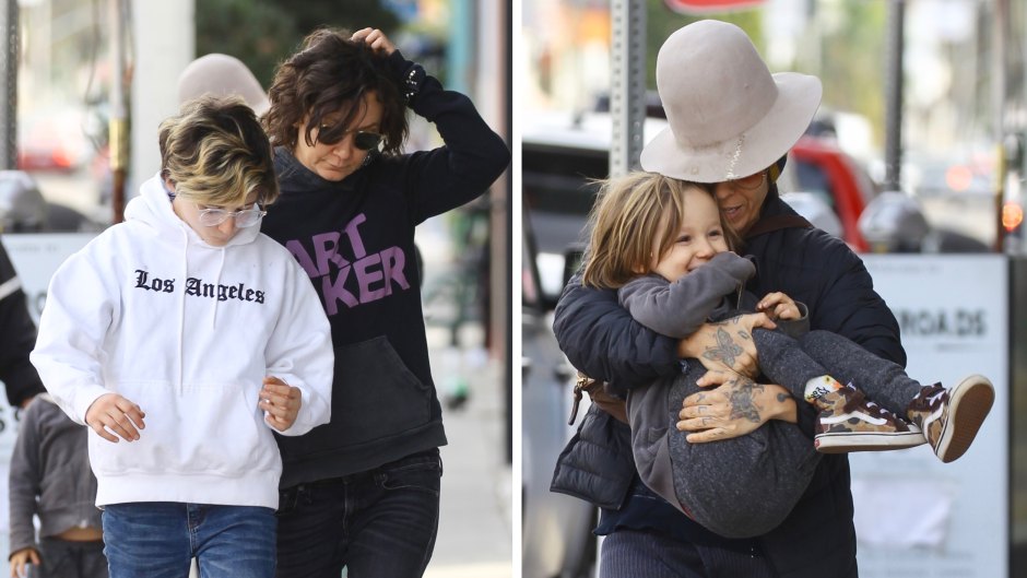 Sara Gilbert and wife Linda Perry spotted out for Vegan lunch in West Hollywood