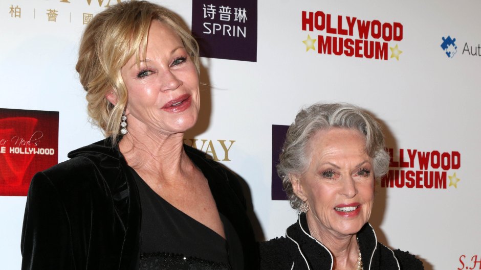 melanie griffith and mom Tippi Hedren
