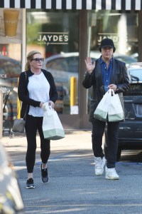 KISS' Gene Simmons and his wife Shannon Tweed go grocery shopping in Bel-Air!