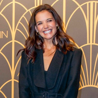 Katie Holmes Attends Marc Cain show at Berlin Fashion Week