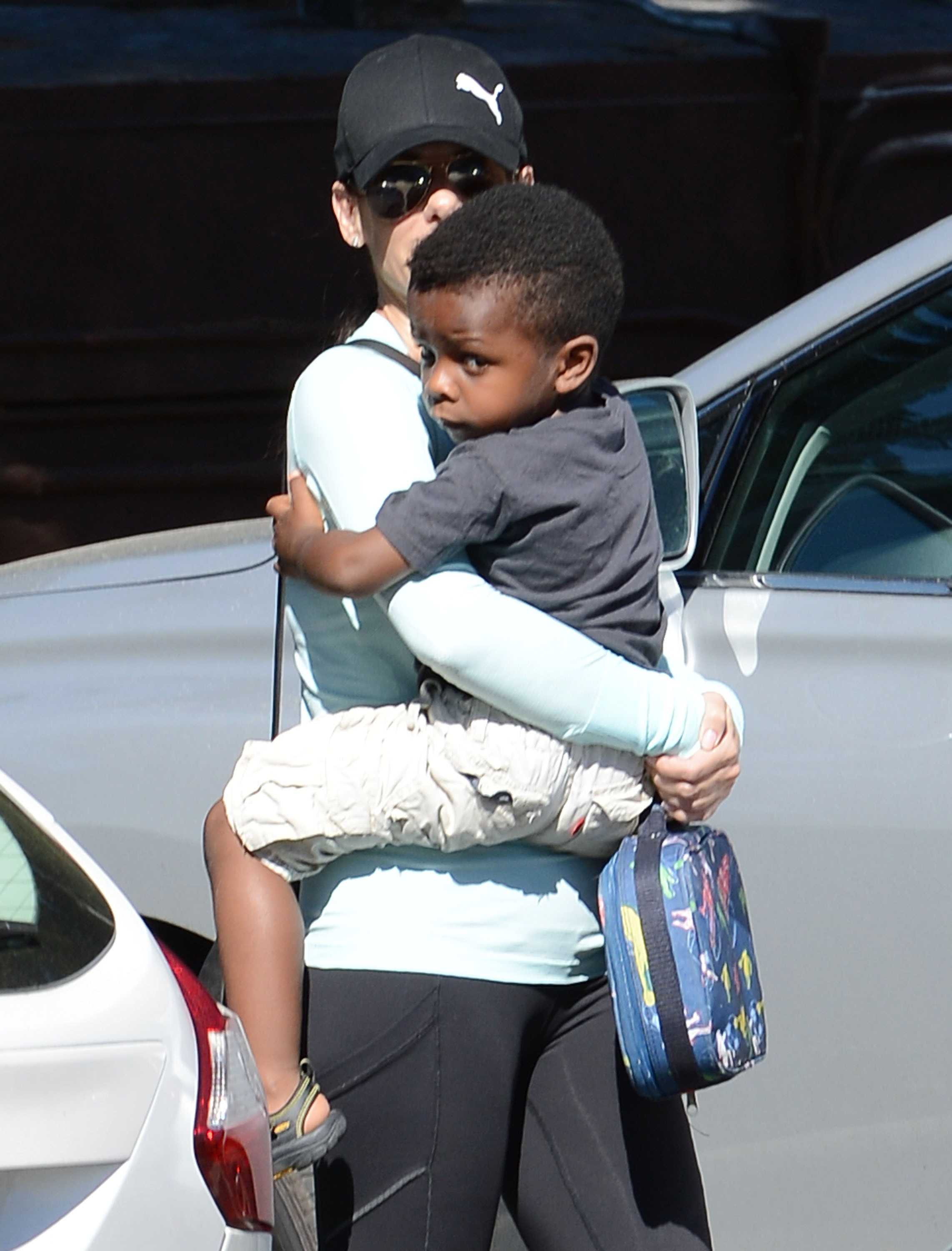 Sandra Bullock's 2 Kids Meet Her Adopted Children Louis and Laila