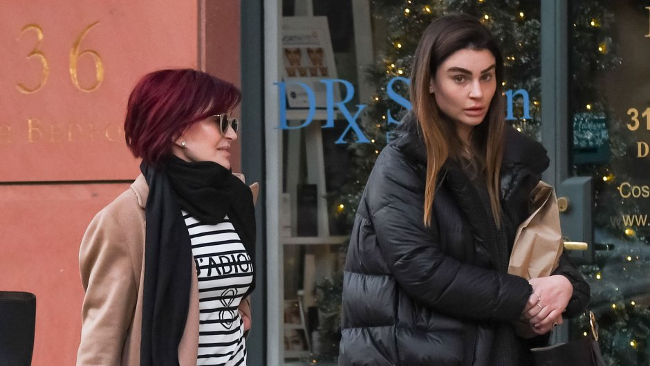 Sharon Osbourne and daughter Aimee out and about