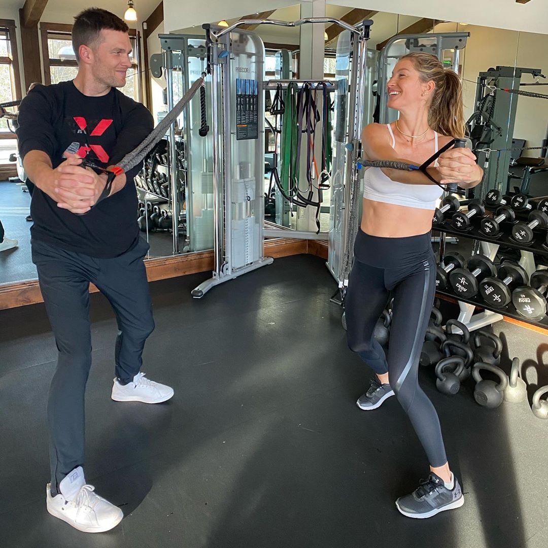 Tom Brady And Gisele Bundchen Work Out Couple Enjoys Gym Date