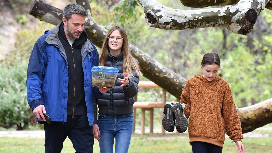 Ben Affleck Spending time with his kids.