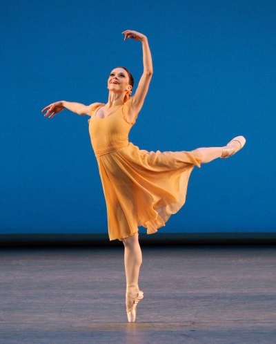 Megan Fairchild of New York City Ballet in Dances at a Gathering.
