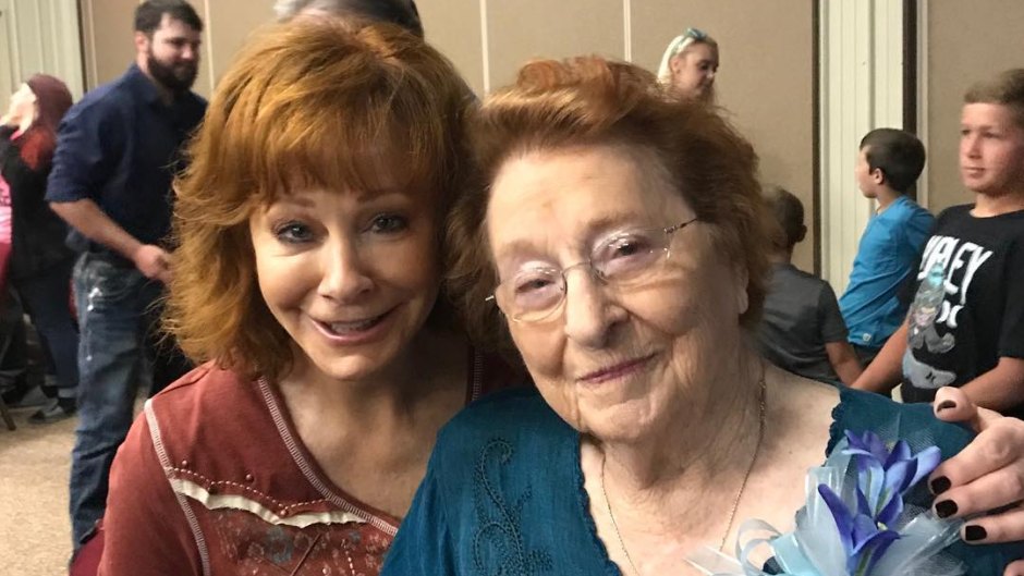 Reba McEntire and her mom