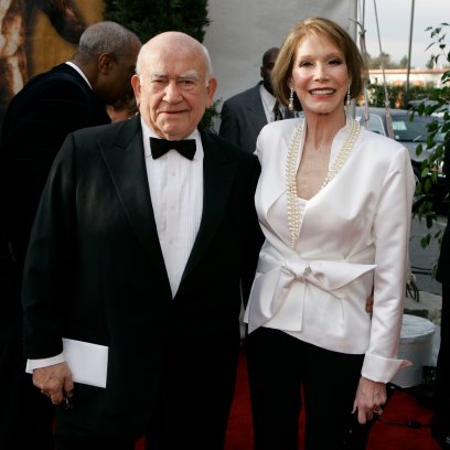 Ed Asner and Mary Tyler Moore