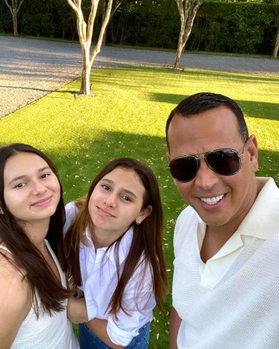 Alex Rodriguez and Daughters