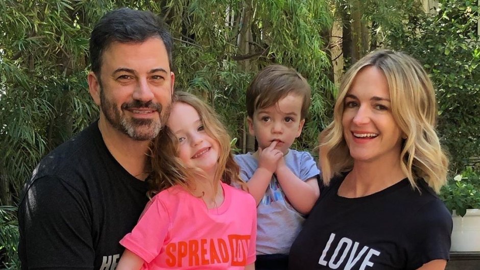 Jimmy Kimmel and family