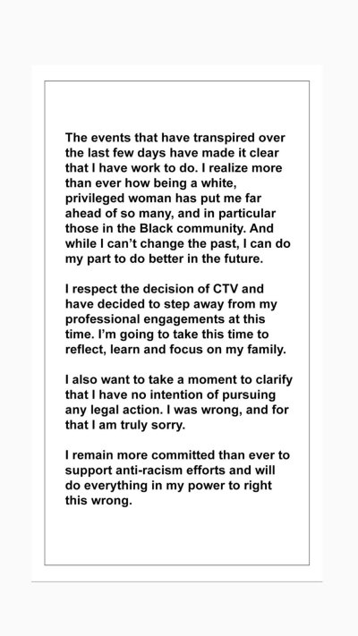 Jessica Mulroney's statement
