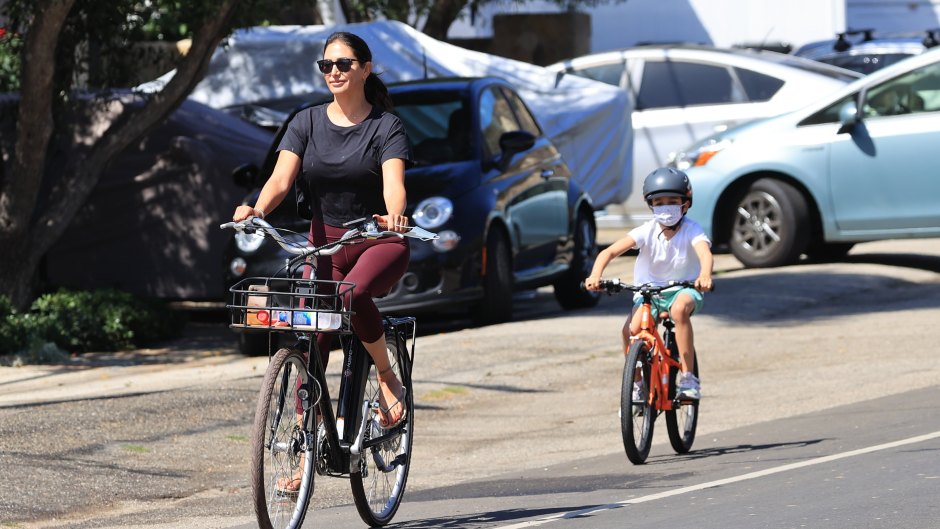 Lauren Silverman enjoys a bike ride with her sons