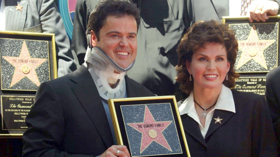 THE OSMONDS RECEIVING A STAR ON THE 'HOLLYWOOD WALK OF FAME', LOS ANGELES, AMERICA - 07 AUG 2003