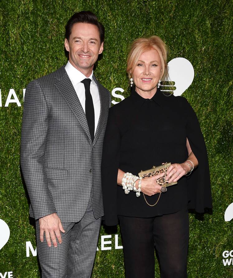 Hugh Jackman S Wife Deborra Lee Furness Addresses Rumors About His Sexuality Deborra Lee Furness Hugh Jackman Just Jared