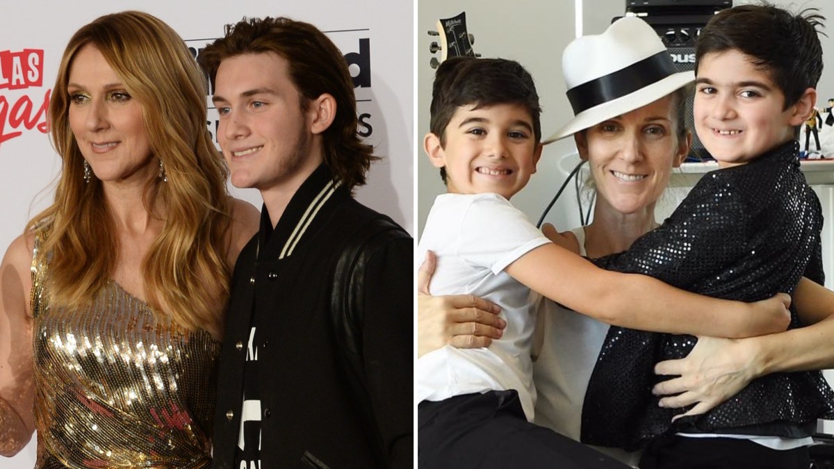 Celine Dion's Rare Photos With Her 3 Kids Through the Years
