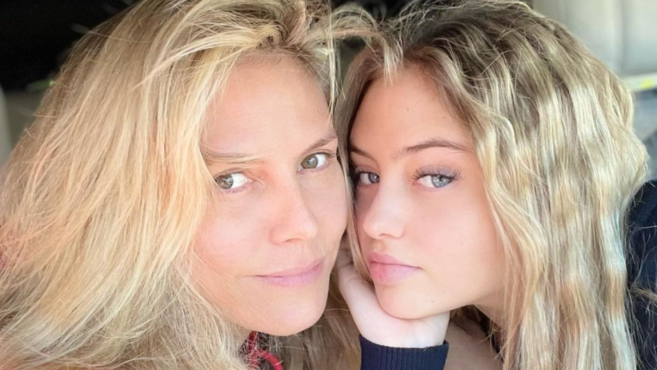 Heidi Klum and Daughter Leni Look Alike In Birthday Photo