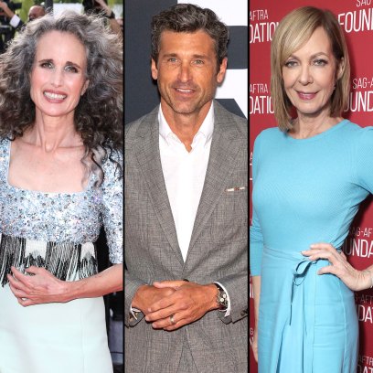 Andie Macdowell, Patrick Dempsey and Allison Janney Stars Who Celebrate Their Natural Grey Hair