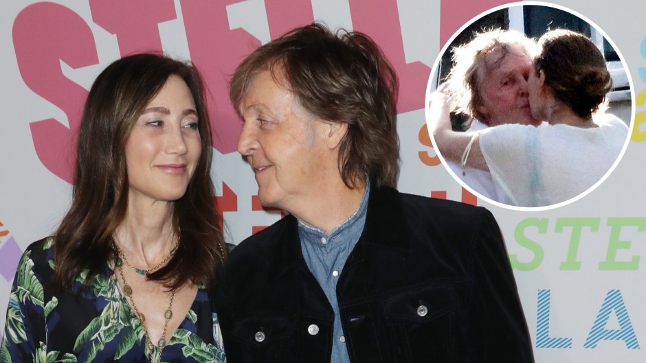 Paul McCartney and Nancy Shevell Kiss on Vacation: Photos
