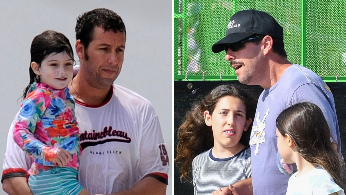 Adam Sandler spends quality time with daughter Sunny, 14, and sits