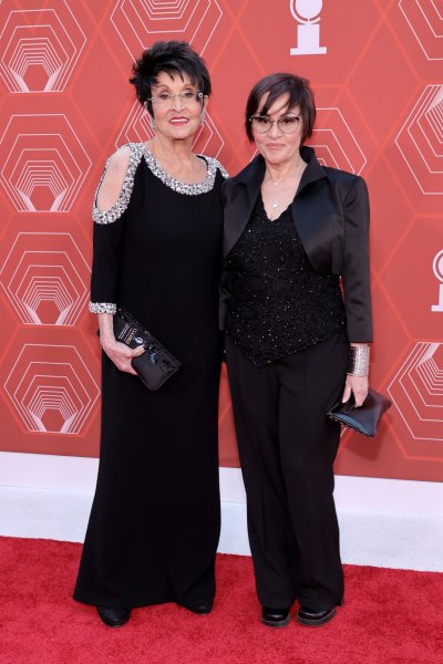 Chita Rivera on red carpet with daughter