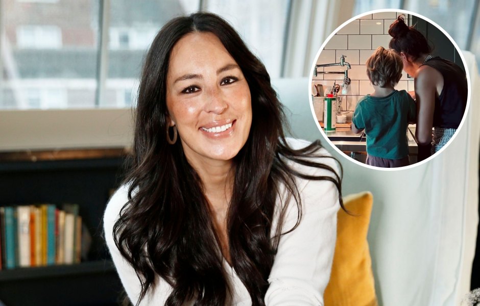 Joanna Gaines, Son Crew Gaines Cooking Together: Photos 