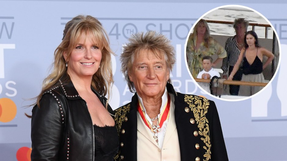 Rod Stewart Rare Family Vacation Photos: Pictures of Kids, Wife 