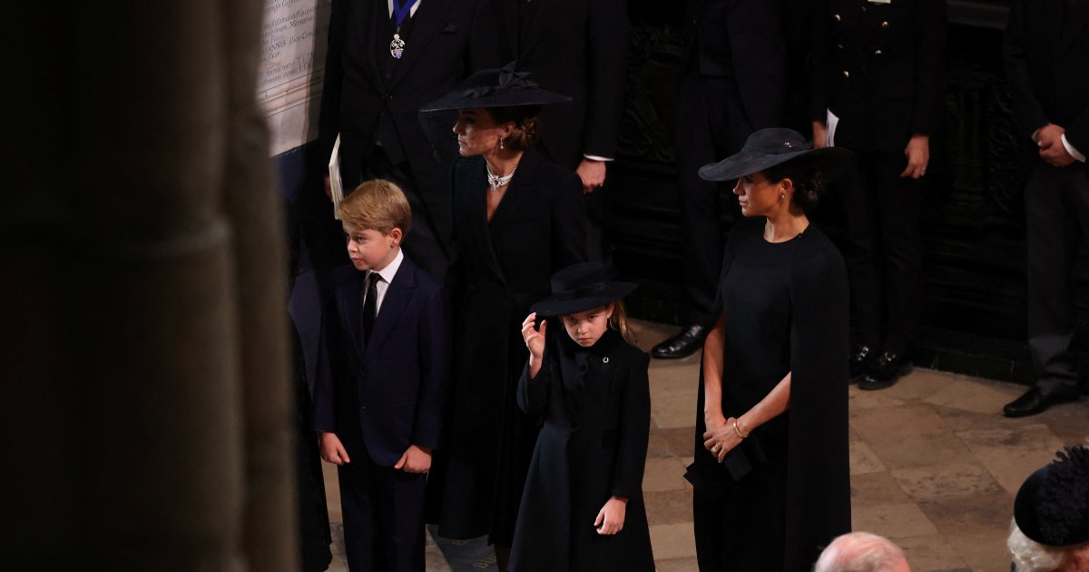 Meghan Markle at Queen Elizabeth's Funeral With Royals: Photos