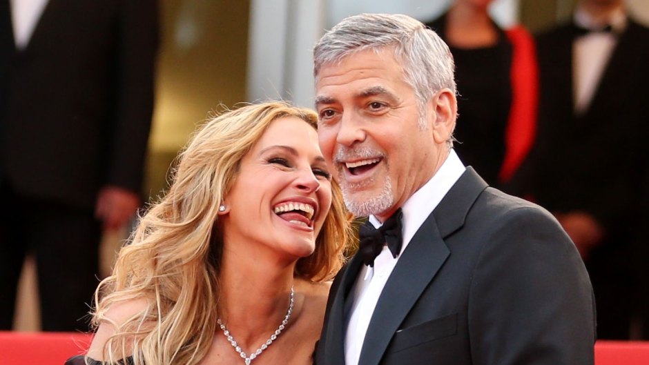 George Clooney, Julia Roberts Reveal Awkward Kiss on Set
