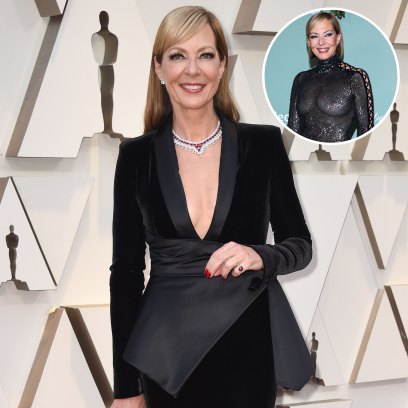 Allison Janney See-Through Dress Pictures: Photos of Sheer Look 