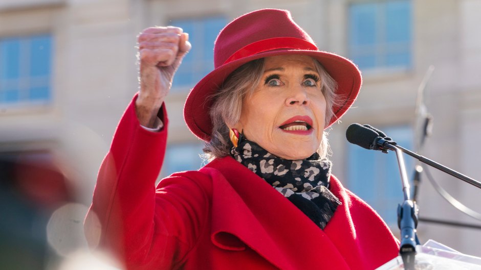 Jane Fonda Returns to D.C. Rally Amid Cancer Battle: Photos 
