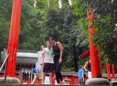 Ella and Ben Travolta take trip to Japan with John Travolta