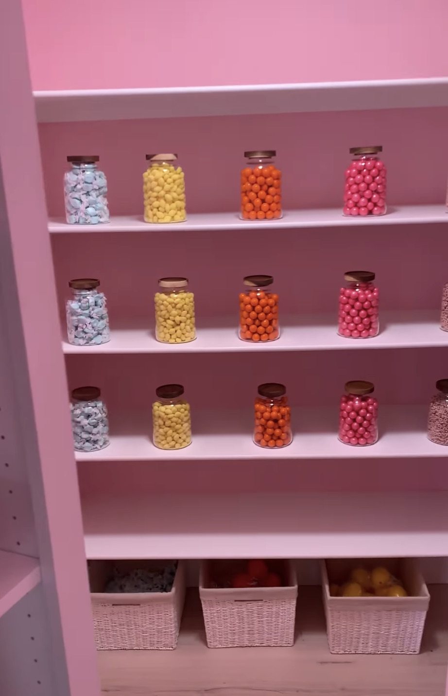 The pantry inside the home from HGTV's Barbie Dreamhouse