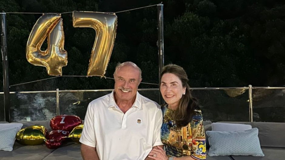 Dr. Phil Celebrates 47th Wedding Anniversary With Wife Robin in Italy