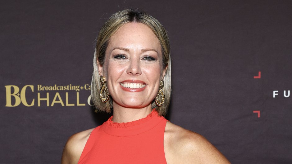 Dylan Dreyer wears red outfit at the 2023 Broadcasting + Cable Hall Of Fame Gala
