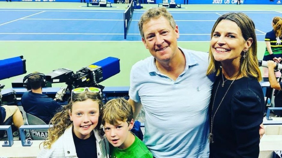 Savannah Guthrie attends U.S. Open with kids and husband