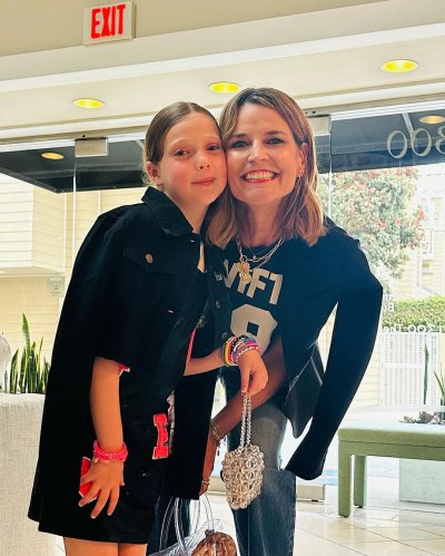 Savannah Guthrie poses with daughter Vale