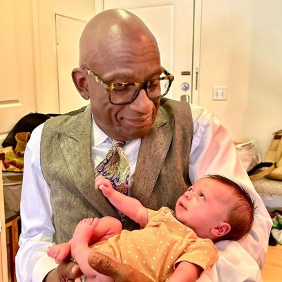 Al Roker holds granddaughter Sky Clara