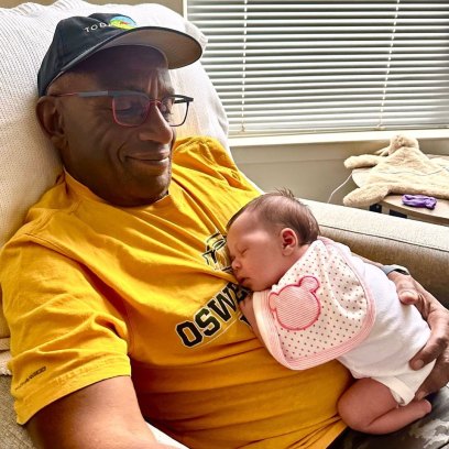 Al Roker cuddles with granddaughter Sky